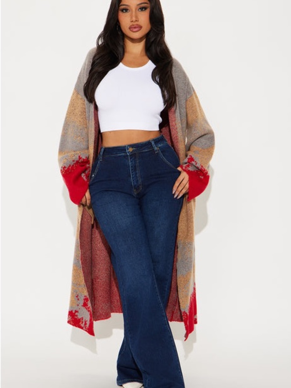Fashion nova west coast cardigan L